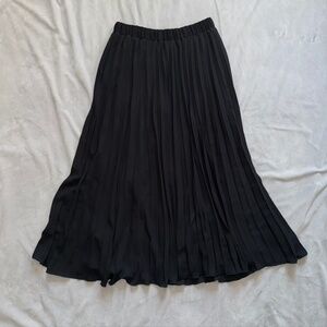 Tall! Long Tall Sally Pleated Midi Skirt